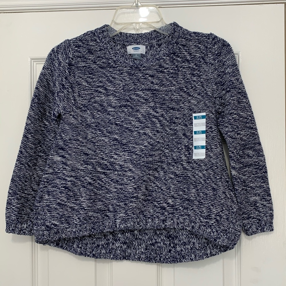 Old Navy girls sweater, blue, size M (8), BNWT